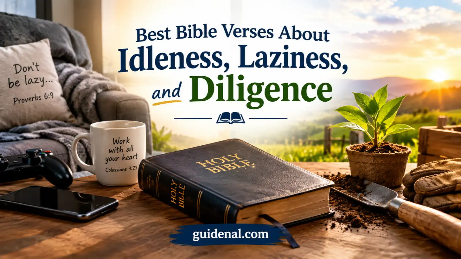 Best Bible Verses About Idleness, Laziness, and Diligence