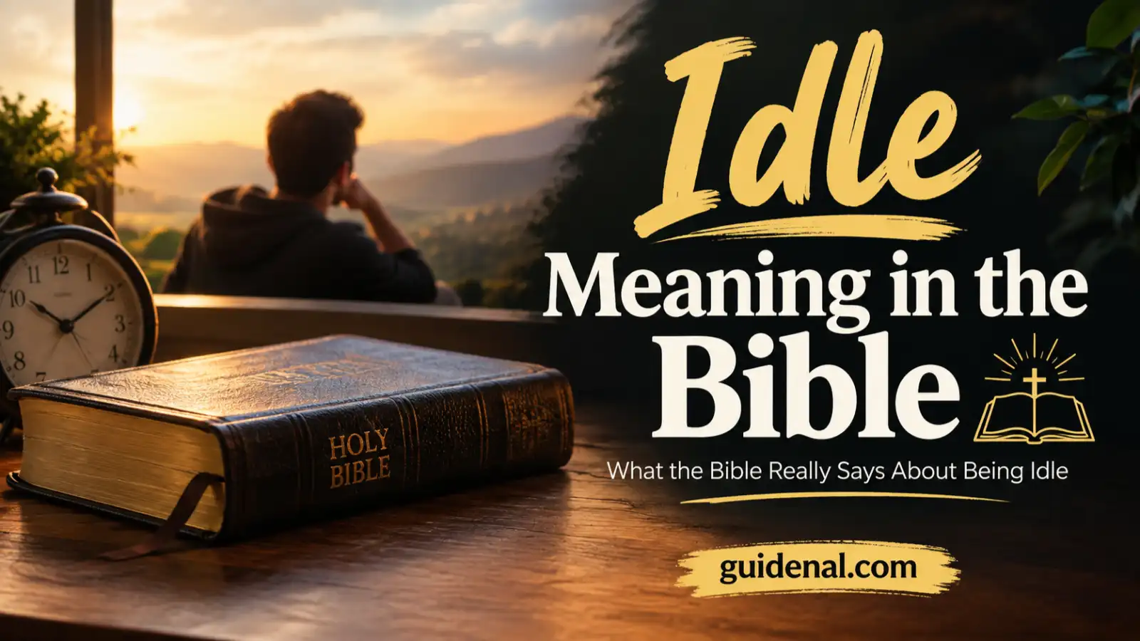 idle meaning in the bible