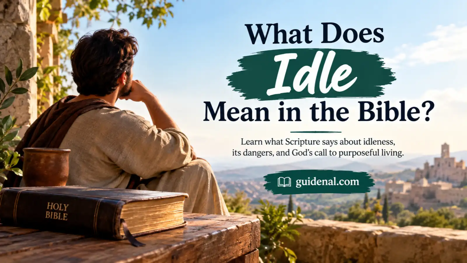 What Does Idle Mean in the Bible?