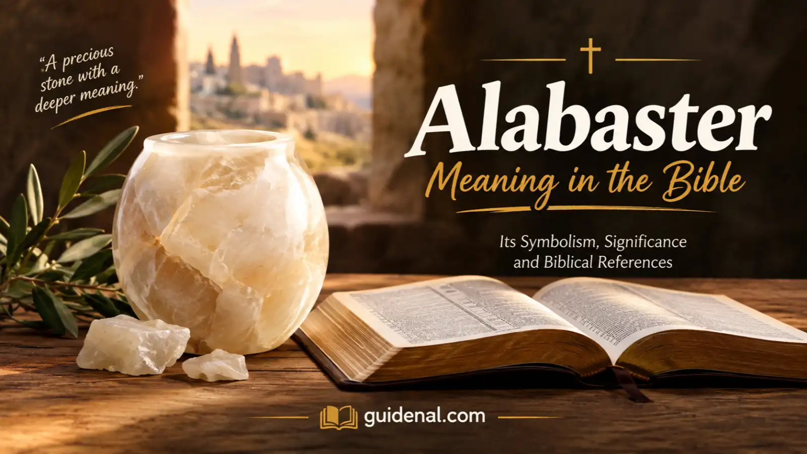 alabaster meaning bible