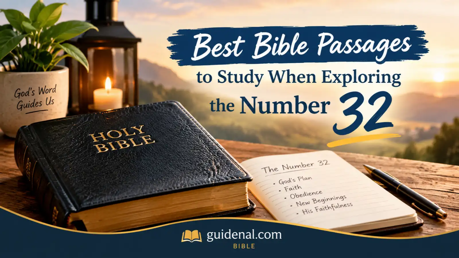 Best Bible Passages to Study When Exploring the Number 32