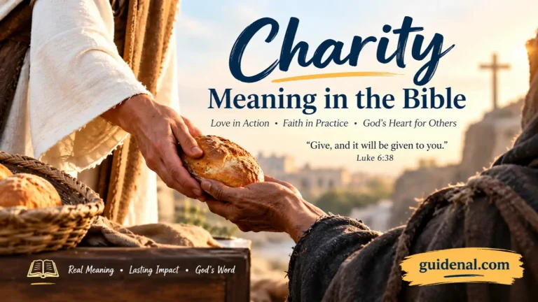 charity meaning in the bible