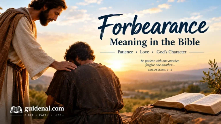 forbearance meaning in the bible