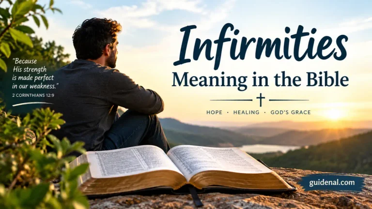 infirmities meaning in the bible