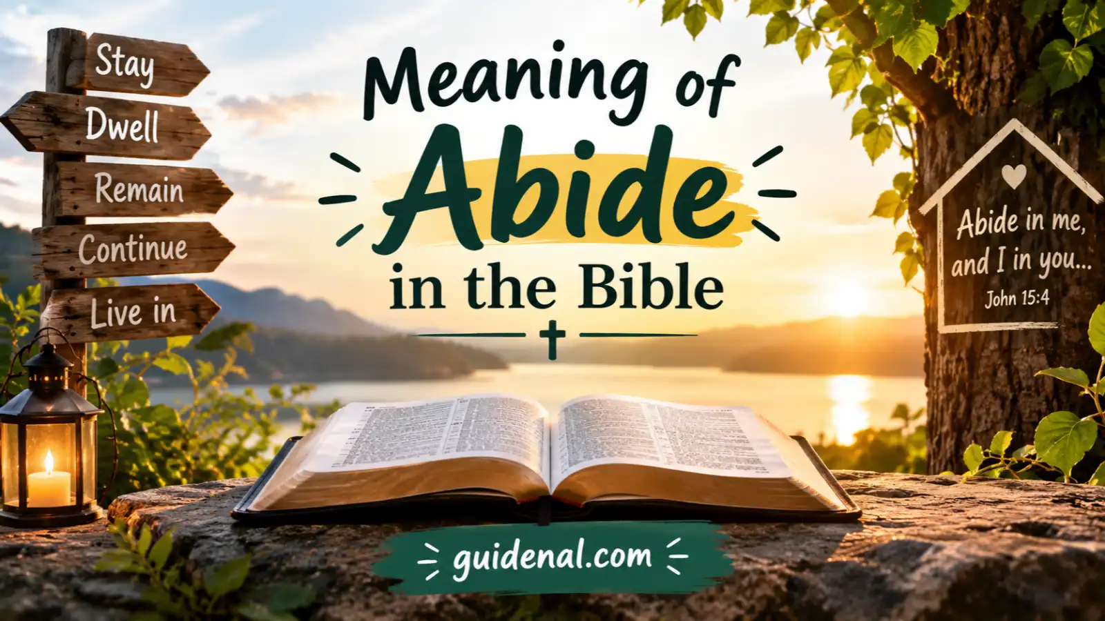 meaning of abide in the bible