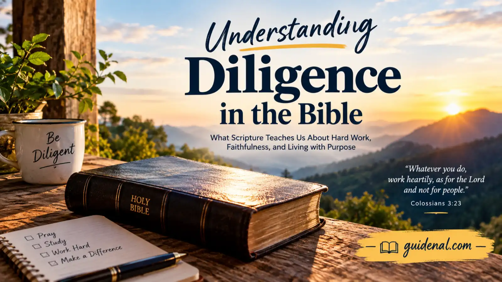 Understanding Diligence in the Bible
