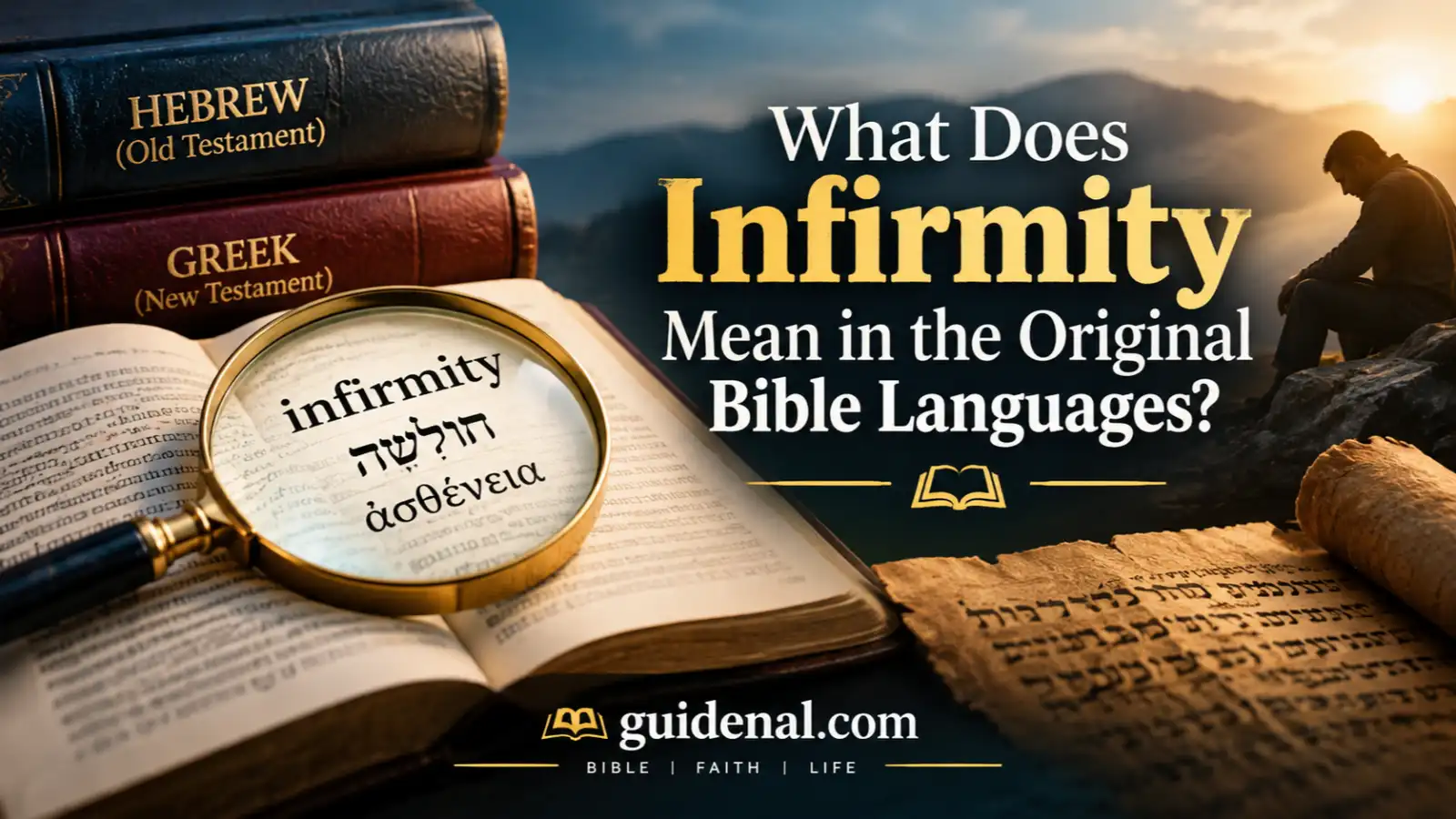 What Does Infirmity Mean in the Original Bible Languages?