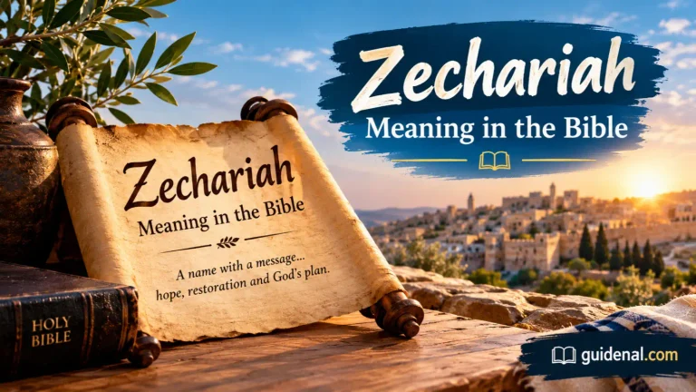 zechariah meaning in bible