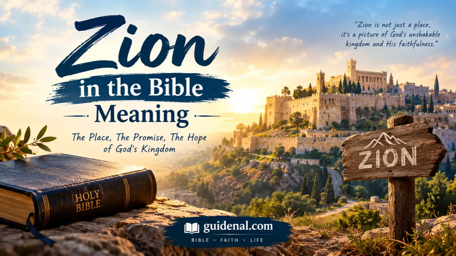 zion in the bible meaning